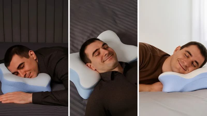 Couple sleeping side by side, peaceful